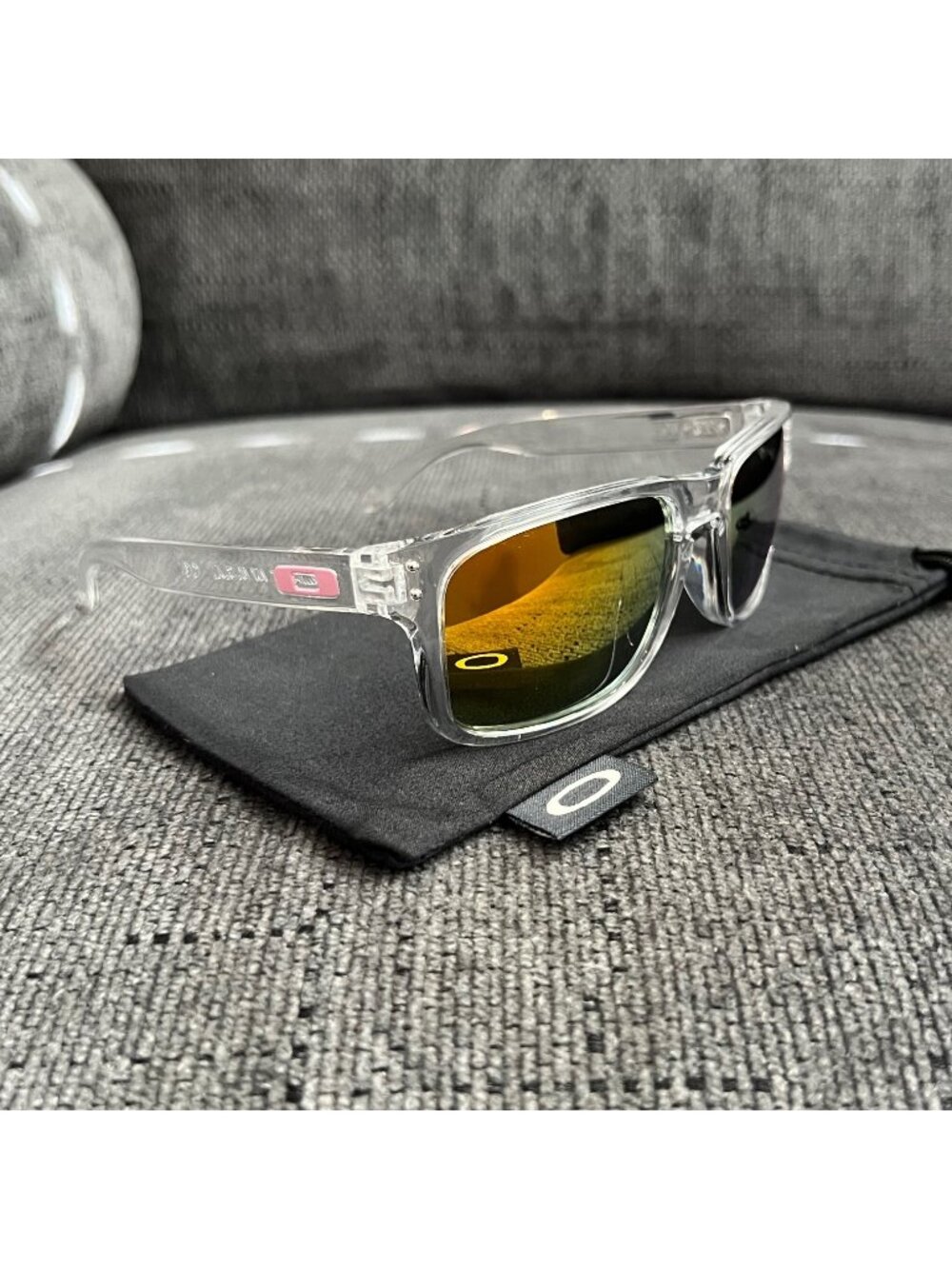Oakley Holbrook Sunglasses 009102 Reflective Gold Lenses